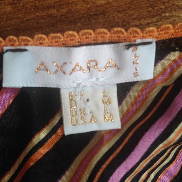AXARA Paris - Silk Asymmetrical Dress - Picture 15 of 16